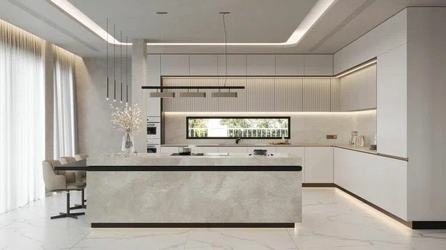Modern kitchen remodeling services in Dubai villas (1)